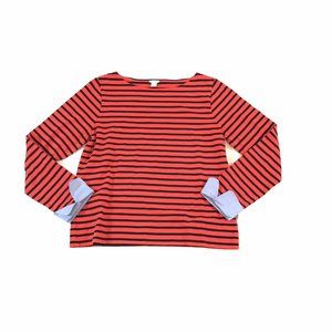 J. Crew Sweater Boat Neck Cuffed Sleeves